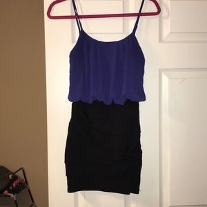 Blue/ black dress